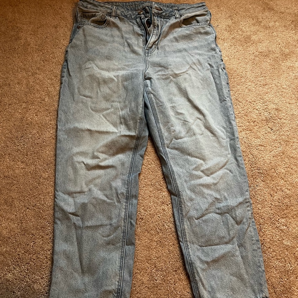 American Eagle Outfitters Boyfriend Blue Jeans Relaxed Fit